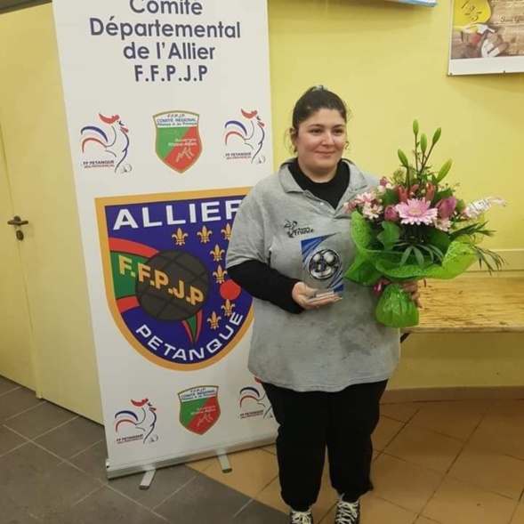 La vice championne, Maelys Rebillat de Villeneuve