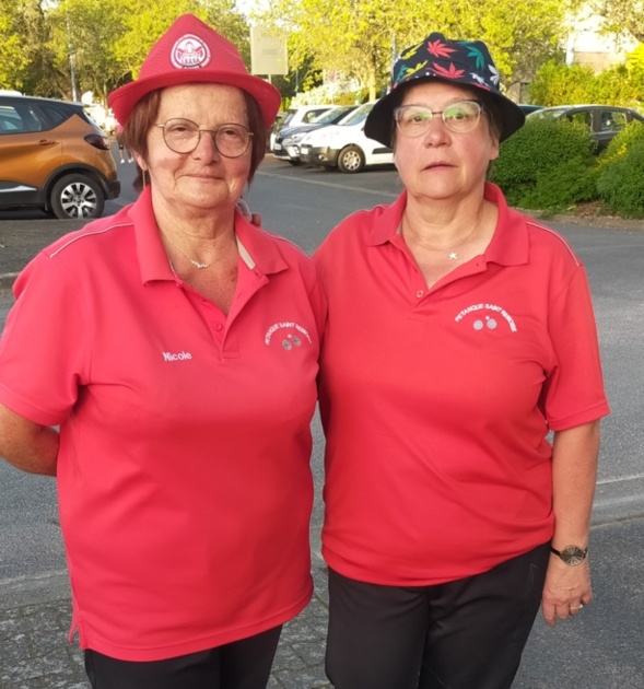 DOUBLETTE FÉMININ : NICOLE ET MARIE ANGE S'INCLINENT EN PARTIE QUALIFICATIVE FACE AUX BELLERIVOISES