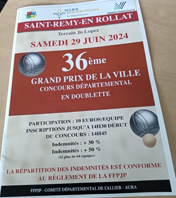 GRAND PRIX DE SAINT REMY - SAMEDI 29 JUIN 2024 GRAND PRIX DE SAINT REMY - SAMEDI 29 JUIN 2024
