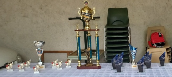 La table des trophées. La table des trophées.