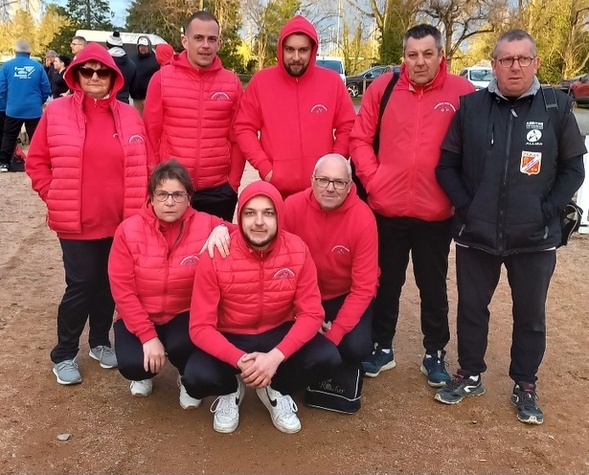 La photo souvenir de ces championnats ( Bernard et Kevin absents sur la photo ).