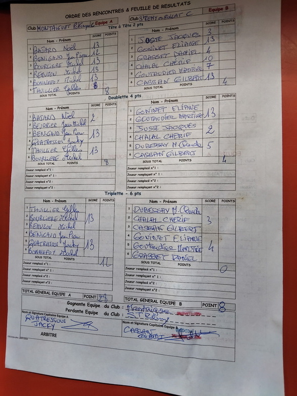 2 VICTOIRES ET UNE DÉFAITE POUR LES VÉTÉRANS EN CHAMPIONNAT DES CLUBS 2 VICTOIRES ET UNE DÉFAITE POUR LES VÉTÉRANS EN CHAMPIONNAT DES CLUBS