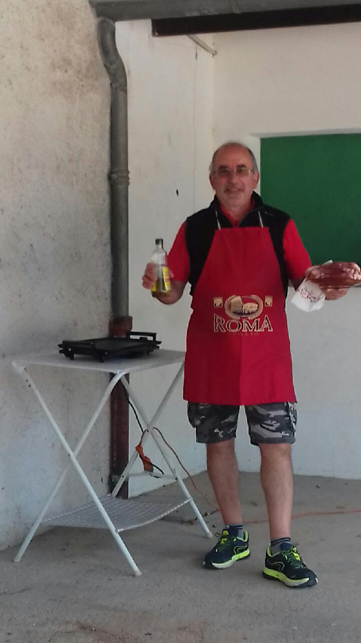 Christian, le chef cuistot du jour qui a régalé ses coéquipiers ! Christian, le chef cuistot du jour qui a régalé ses coéquipiers !