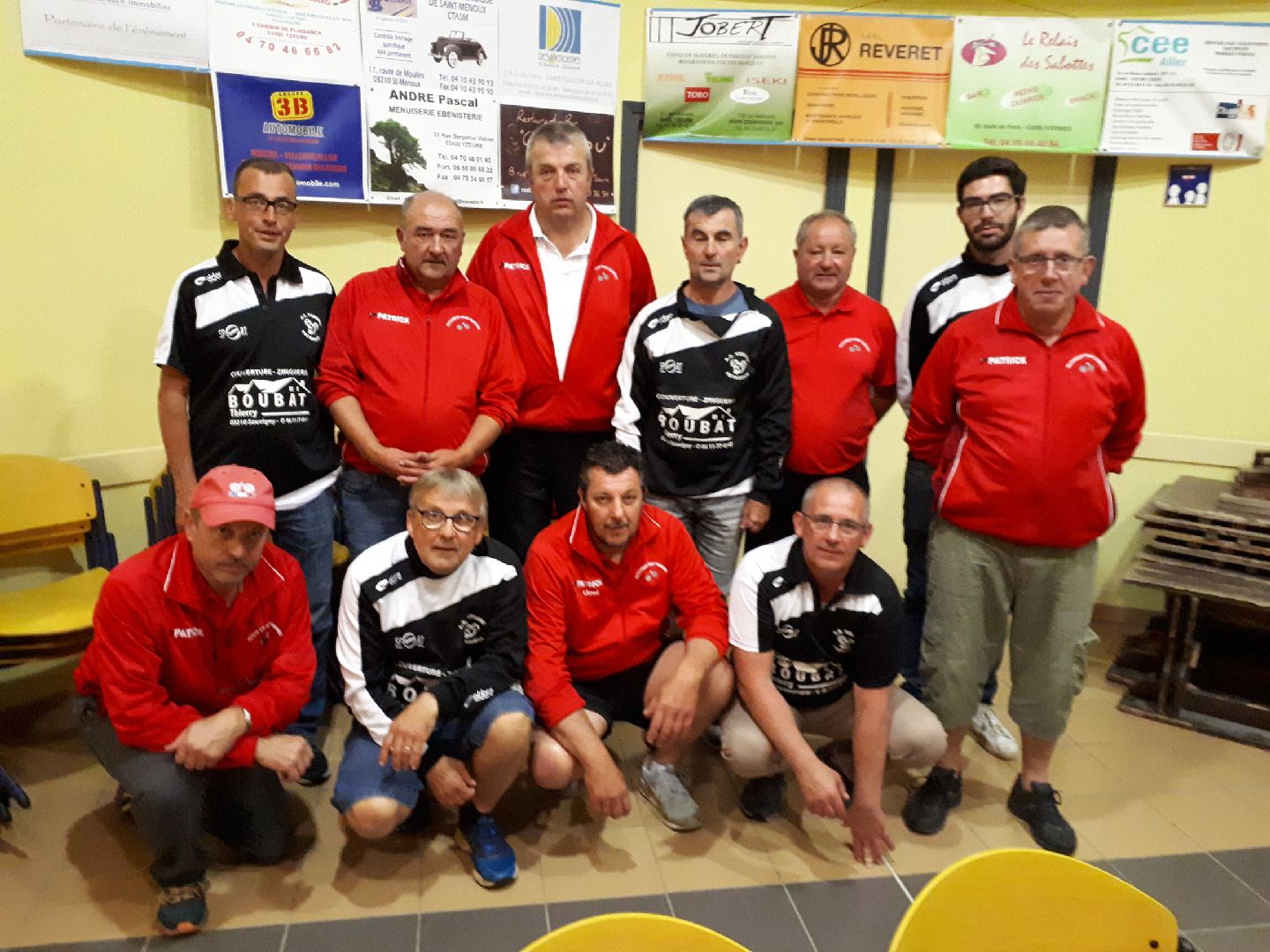 DEFAITE EN QUARTS DE FINALE DE COUPE D'ALLIER POUR L'EQUIPE (B) FACE A YZEURE
