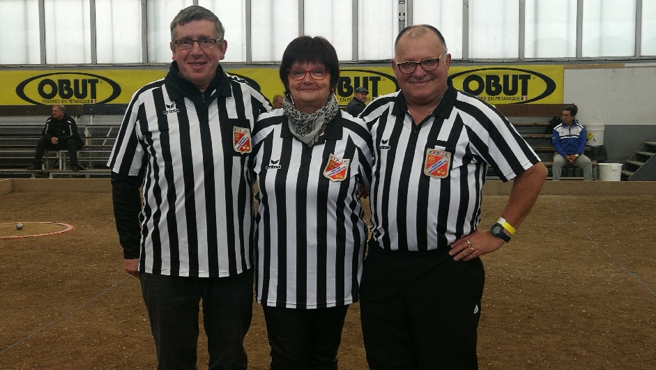 Nos 3 arbitres : Serge, Nicole et Pépère