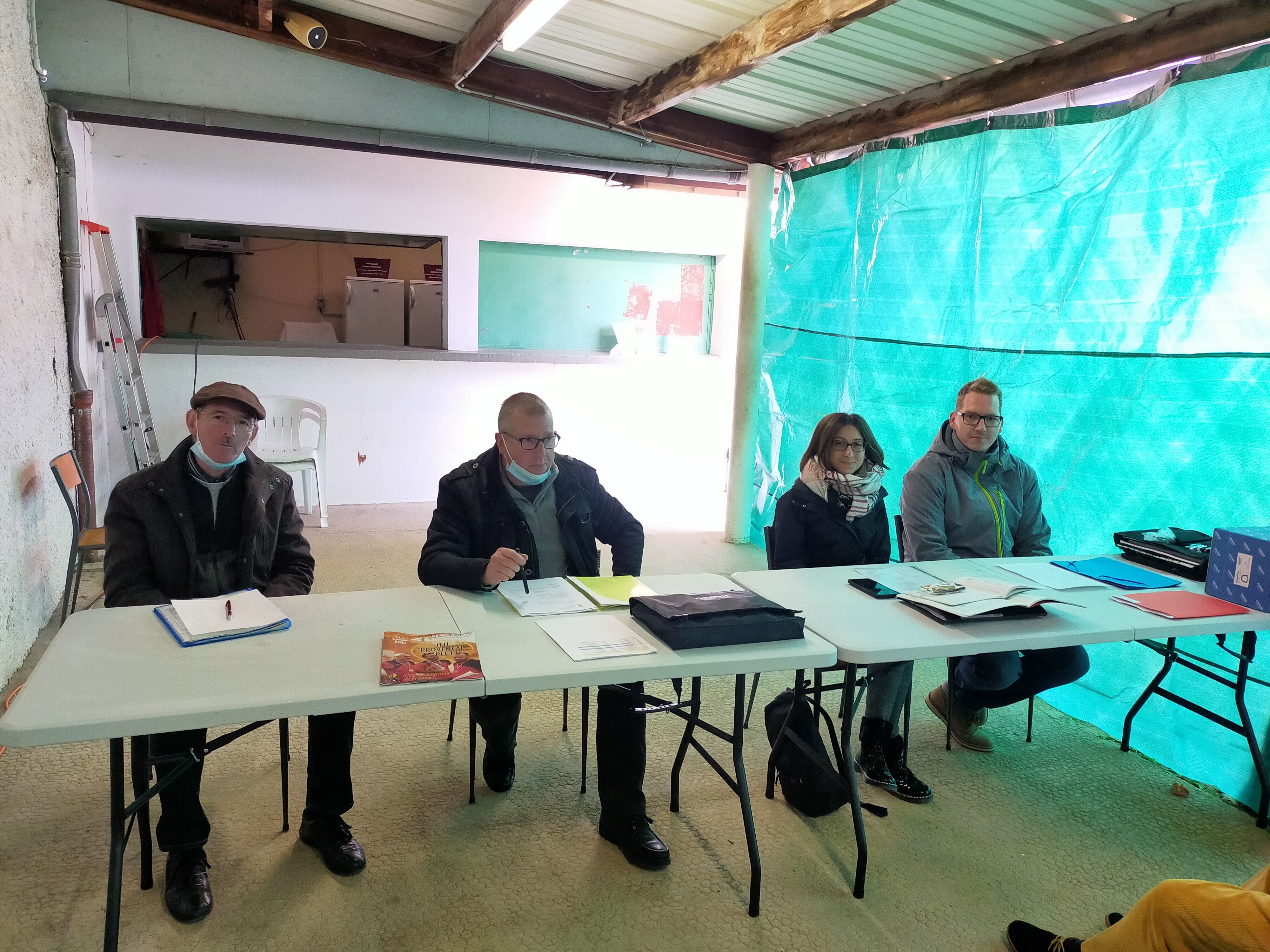 Le bureau en place pour sa dernière A.G. !