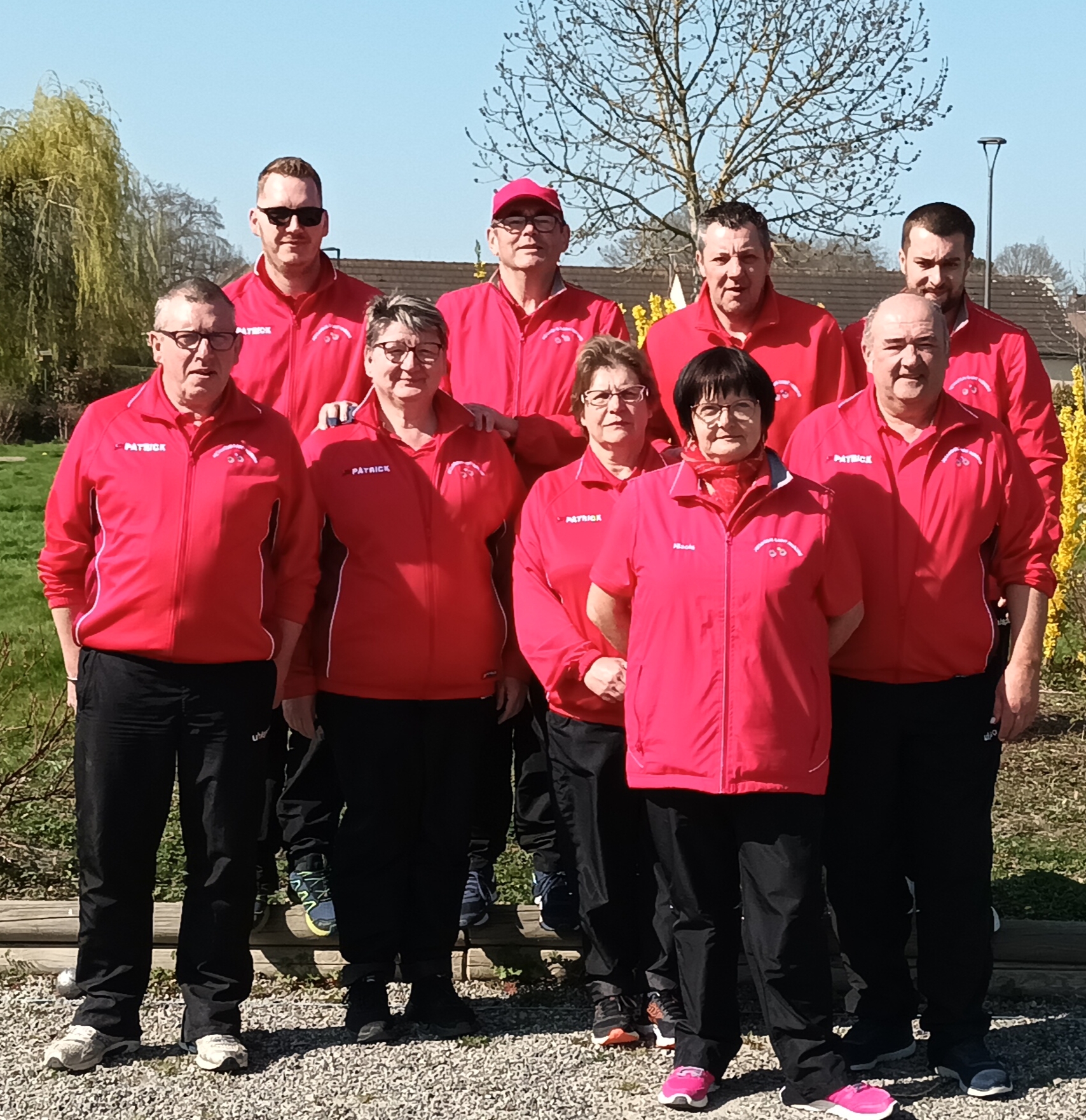 Les 9 saint rémois composant l'équipe de coupe de France Les 9 saint rémois composant l'équipe de coupe de France