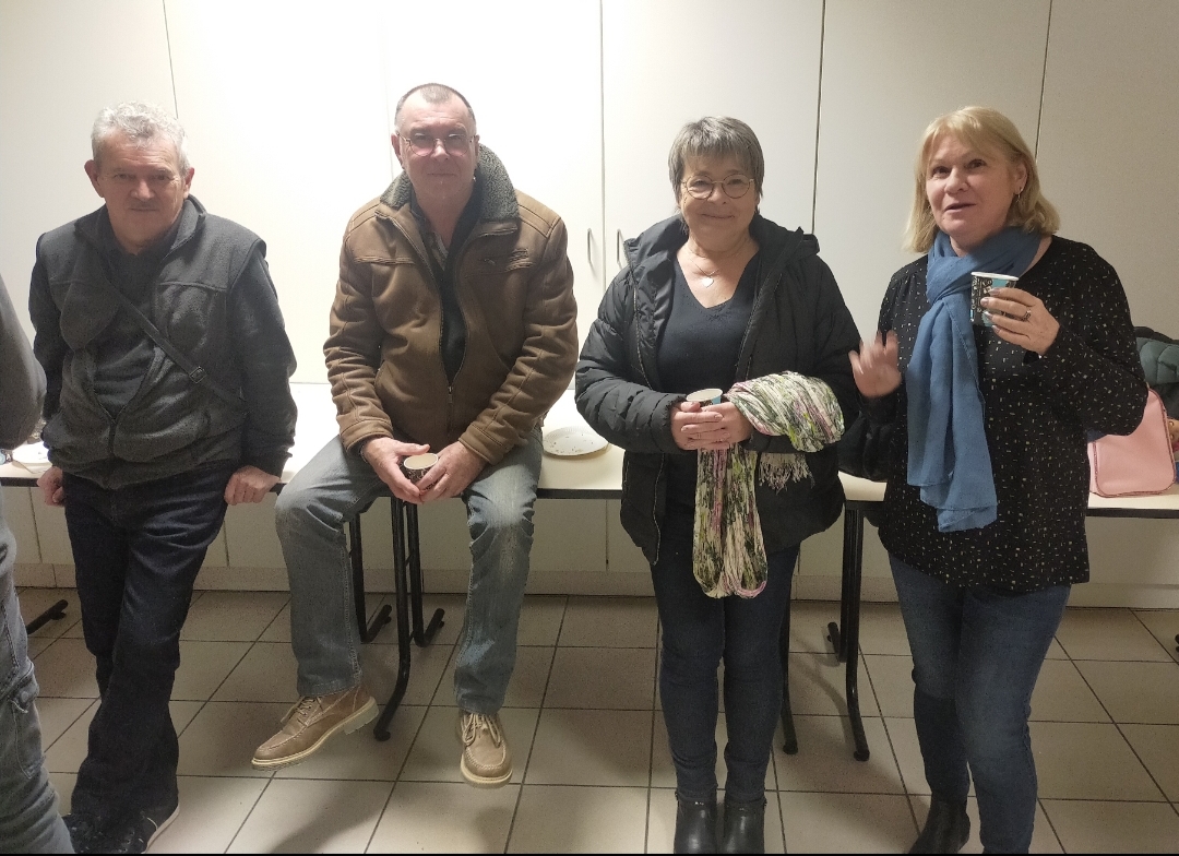 Les nouveaux licenciés bien présents pour ce moment de partage !