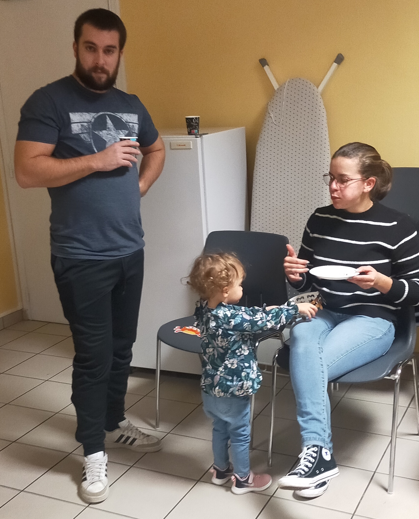 Même les plus jeunes ont apprécié la galette ! Même les plus jeunes ont apprécié la galette !