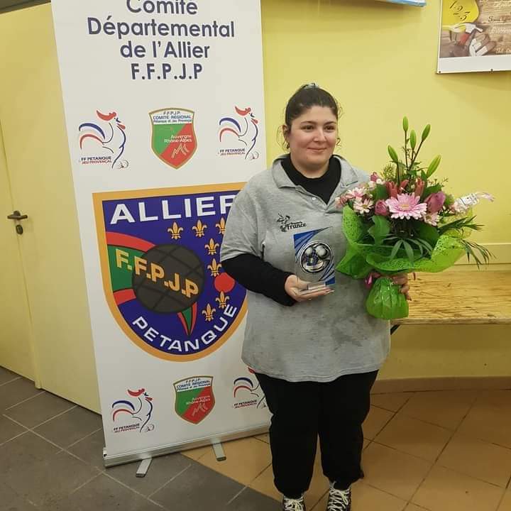 La vice championne, Maelys Rebillat de Villeneuve