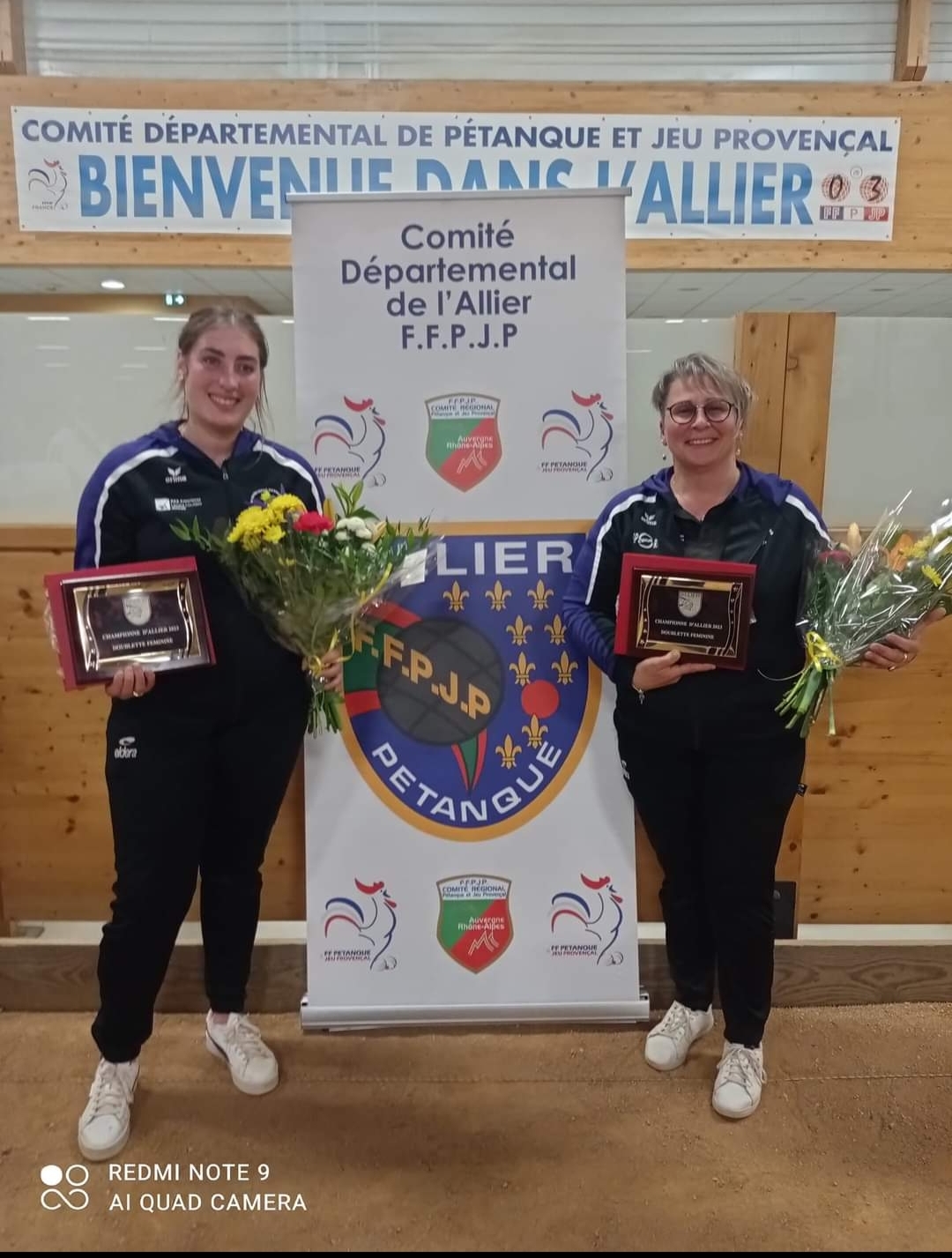 Les championnes d'Allier : Lily Lamotte et Sandra Friaud