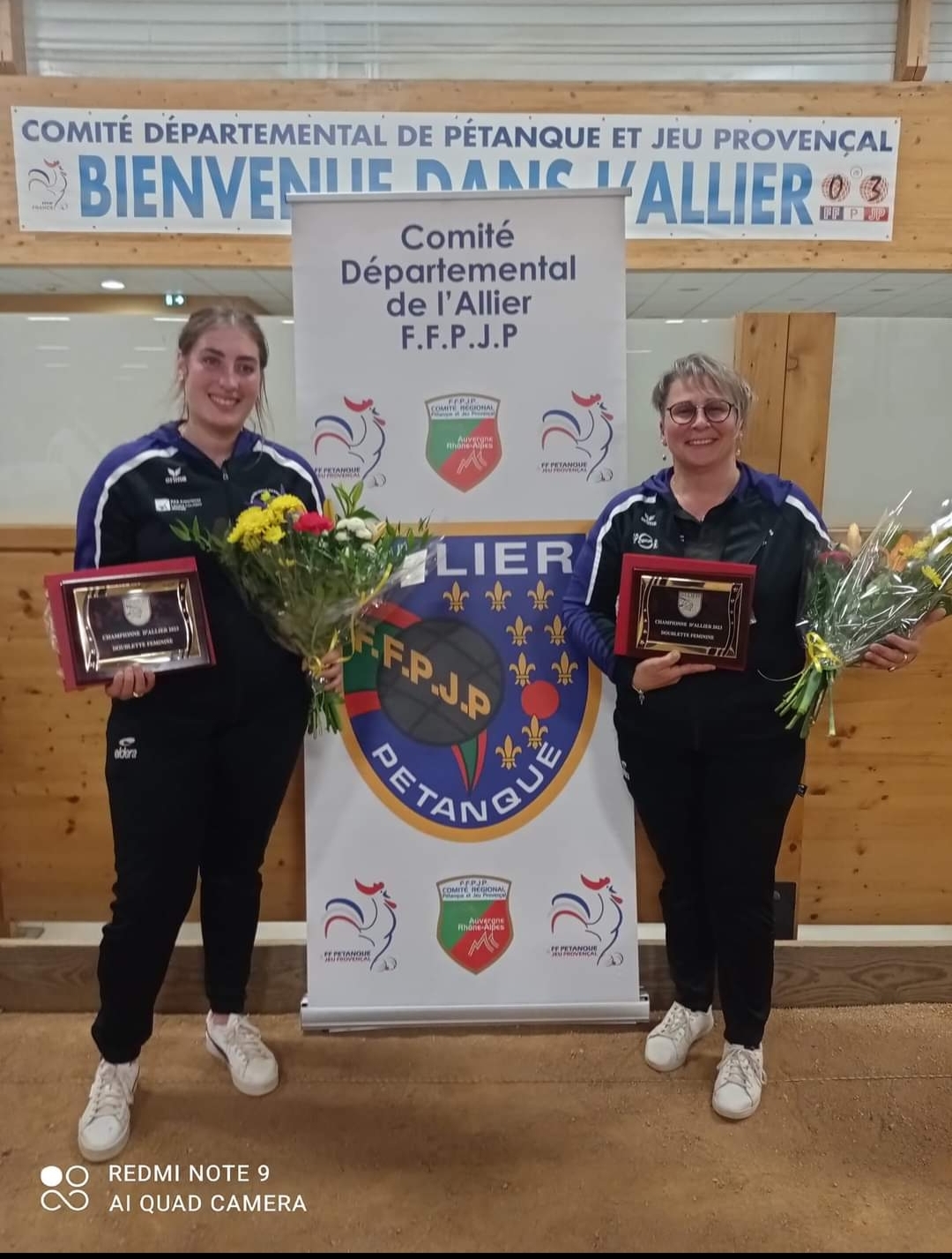 Les championnes d'Allier : Lily Lamotte et Sandra Friaud Les championnes d'Allier : Lily Lamotte et Sandra Friaud