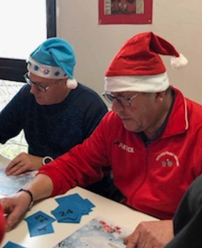 Alain et Serge ont tenu la table de marque pour le fun !