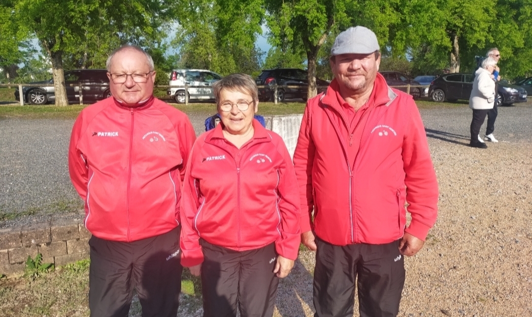 RÉSULTATS DU CHAMPIONNAT D'ALLIER TRIPLETTE MIXTE RÉSULTATS DU CHAMPIONNAT D'ALLIER TRIPLETTE MIXTE