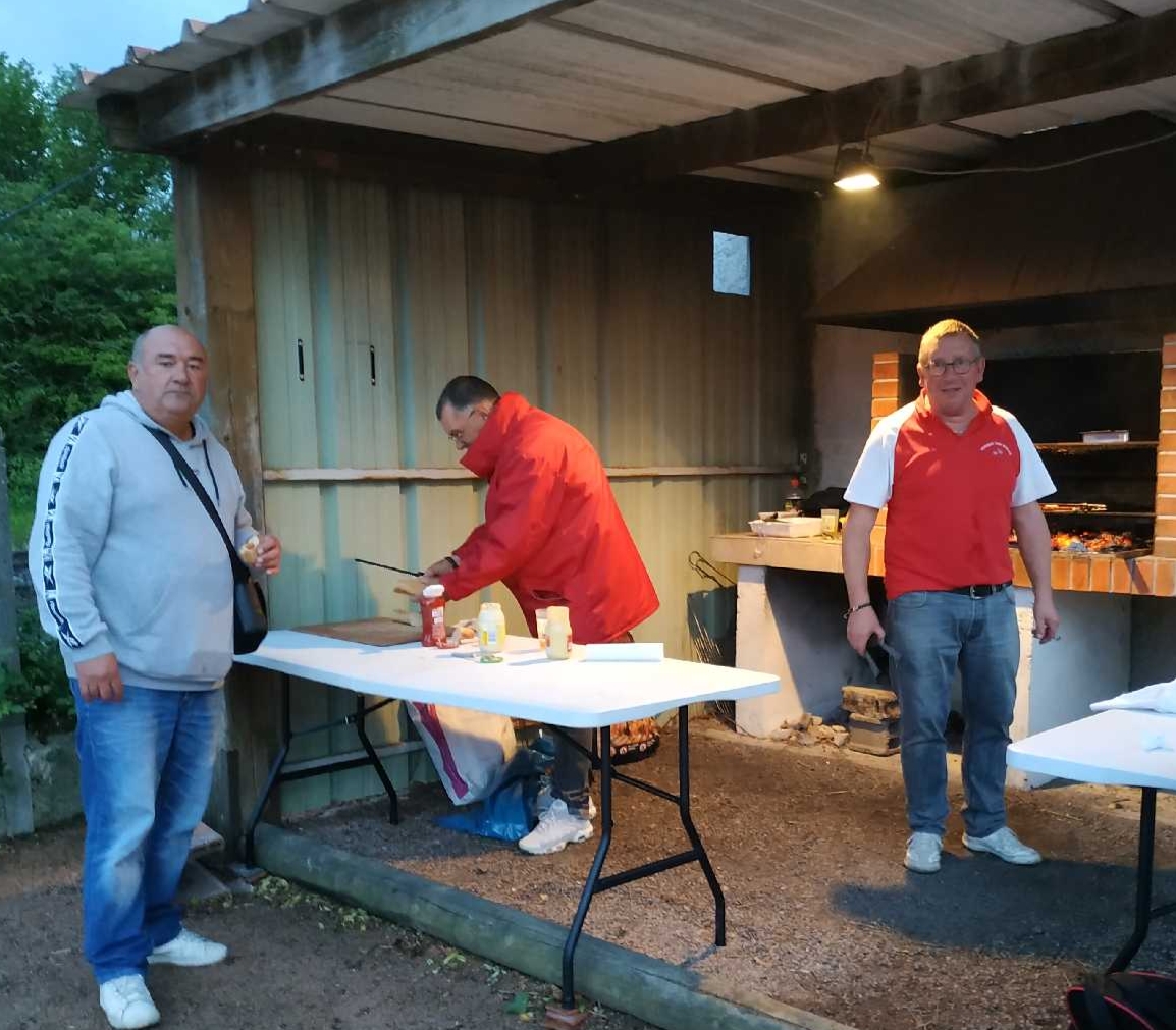 Sergio le chef cuistot et ses 2 commis Michel et Pompon. Sergio le chef cuistot et ses 2 commis Michel et Pompon.