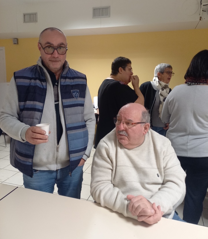 Franck, le supporter Asémiste et Merlot, le supporter assez mixte !