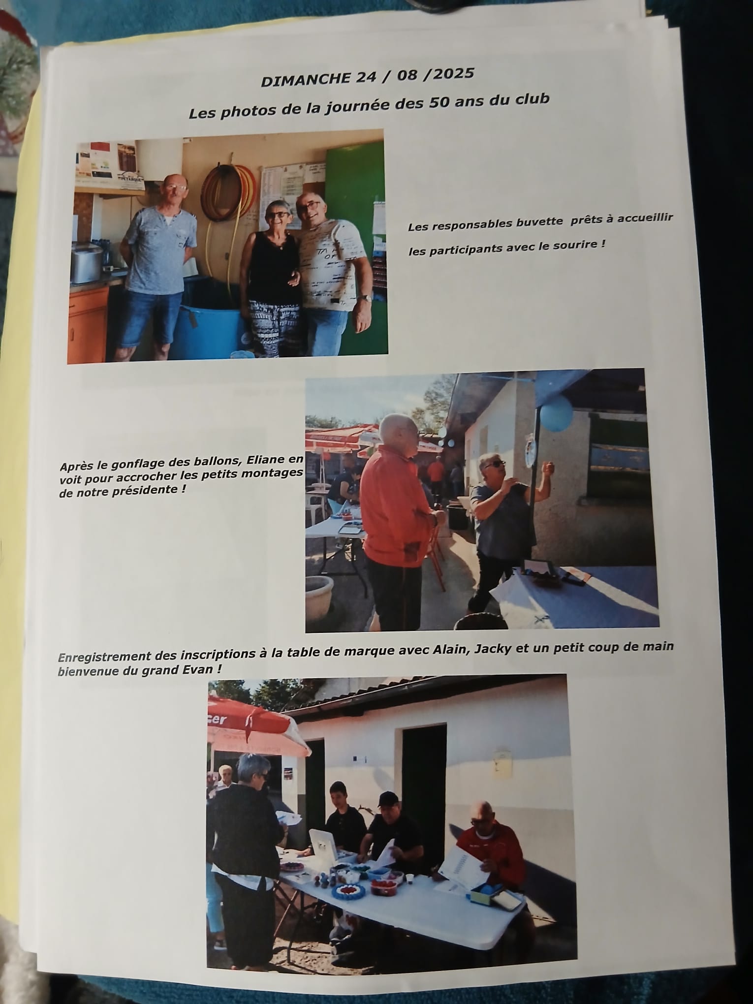 LES 50 ANS DU CLUB DIGNEMENT FÊTÉS PAR LES LICENCIÉS ET LEURS INVITÉS LES 50 ANS DU CLUB DIGNEMENT FÊTÉS PAR LES LICENCIÉS ET LEURS INVITÉS