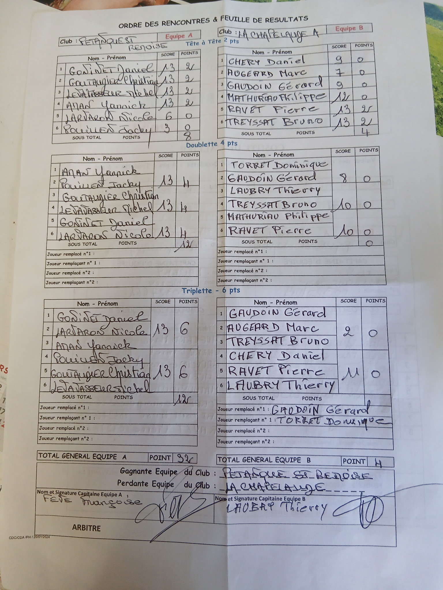 DEUX VICTOIRES ET UNE DÉFAITE POUR LES VÉTÉRANS EN CHAMPIONNAT DES CLUBS DEUX VICTOIRES ET UNE DÉFAITE POUR LES VÉTÉRANS EN CHAMPIONNAT DES CLUBS