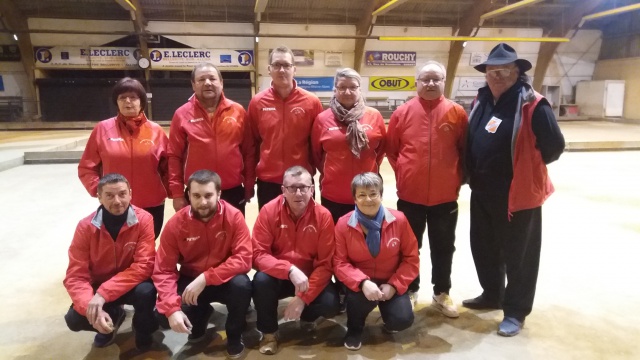 06/03/2020 - EQUIPE DE COUPE DE FRANCE AVEC L'ARBITRE MAX LARVARON 06/03/2020 - EQUIPE DE COUPE DE FRANCE AVEC L'ARBITRE MAX LARVARON