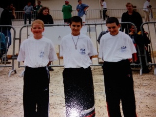 1999 : CHAMPIONNATS DE FRANCE JEUNES : Jordan Jaranton - Cédric Gurtner et Sébastien Maillard