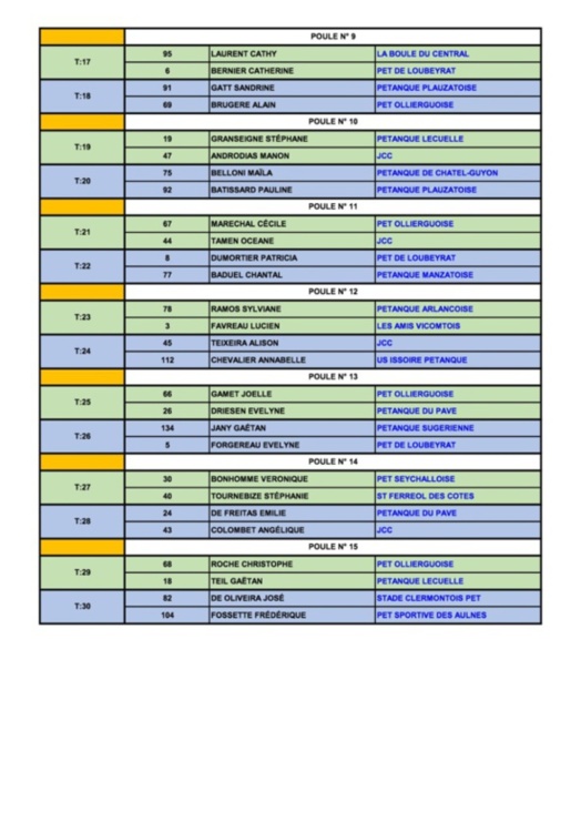 DOUBLETTE MIXTE DOUBLETTE MIXTE