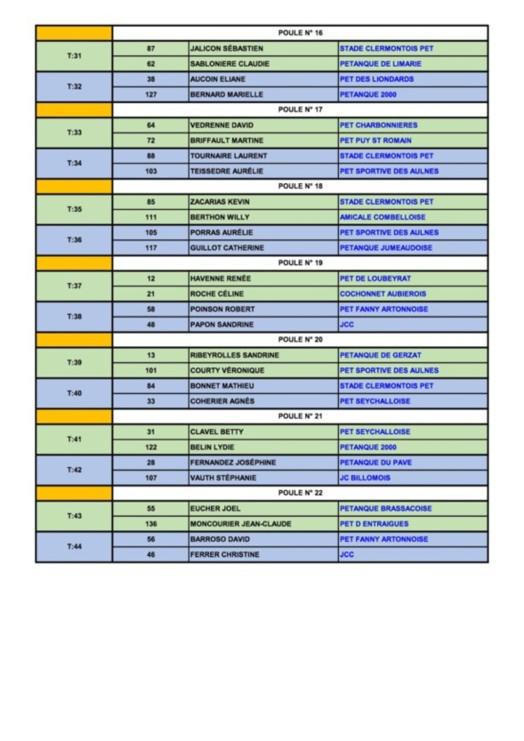 DOUBLETTE MIXTE DOUBLETTE MIXTE