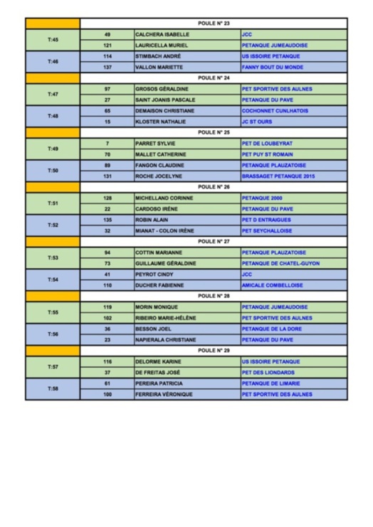 DOUBLETTE MIXTE DOUBLETTE MIXTE