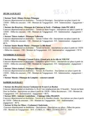 DU 14/07 AU 23/07 DU 14/07 AU 23/07