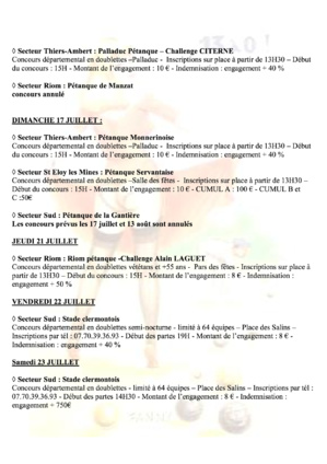 DU 14/07 AU 23/07 DU 14/07 AU 23/07