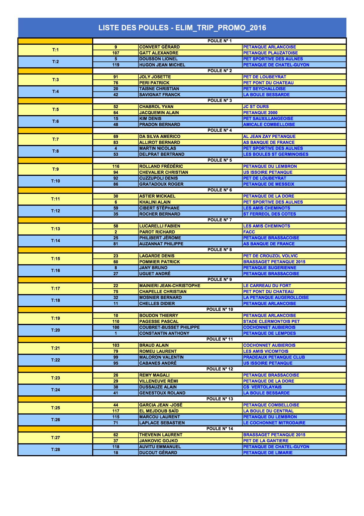 TRIPLETTE PROMOTION TRIPLETTE PROMOTION