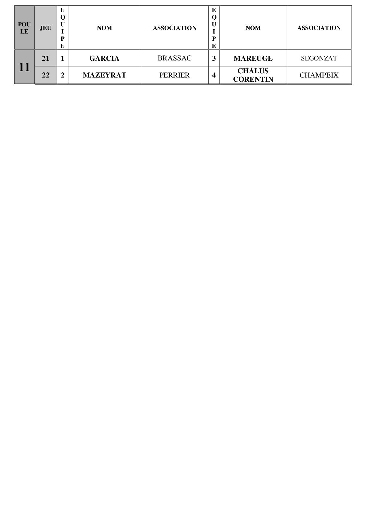 PRELIMINAIRES TRIPLETTE PRELIMINAIRES TRIPLETTE