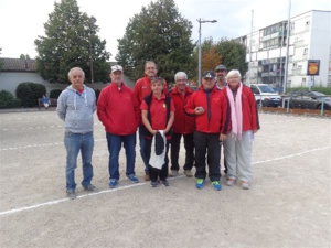 L'équipe SVCP VIRY 3 vainqueur de Quincy