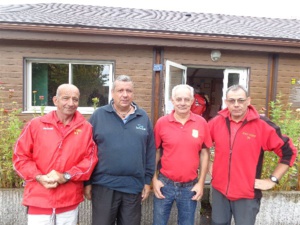 L'équipe SVCP, Bernard, Lionel, Jean-Louis et Bruno