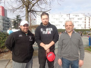 Michel, Julien et Gilles, vainqueurs du 1er concours