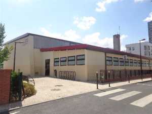 Le gymnase Léo Lagrange situé à 200 mètres du siège de la SVCP