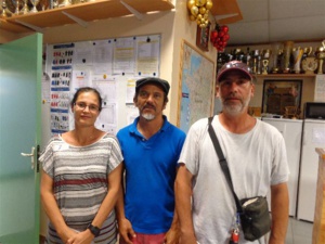 Pascale, Marie-Éric et Jean-Claude (SVCP) vainqueurs du B