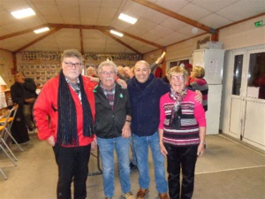 Le podium + 1 : Didier (3ème), Maurice (1er), Rachid (3ème) et "Mamie" (4ème)