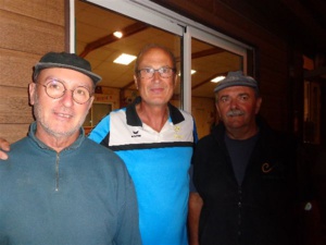 Les vainqueurs du B : Jean-Louis, Jacque et Patrick Les vainqueurs du B : Jean-Louis, Jacque et Patrick