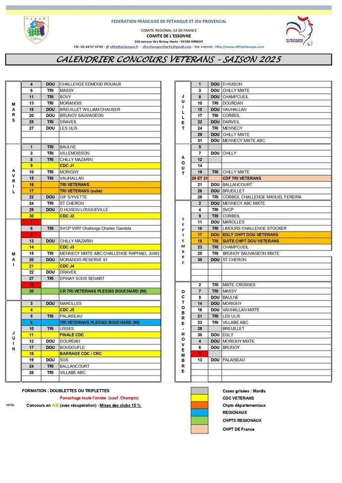 Calendrier Vétéran 2025 Calendrier Vétéran 2025