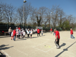 Plein soleil sur la Course Citoyenne Enfants qui est passée par la SVCP entre 9 H 30 et 12 H 30 le 24.04.2013