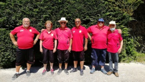 L'équipe SVCP 1 (2ème Division Groupe A) Robert, Fabienne, Giuseppe,  Mourad, Didier, Angelo