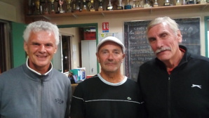 Régis, Roland et Jean-Michel (SVCP), vainquaurs du A Régis, Roland et Jean-Michel (SVCP), vainquaurs du A