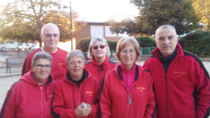 Claudine, Jean-Luc (coach), Anita, Florence,Fabienne; Fernando (coach), manque Annick