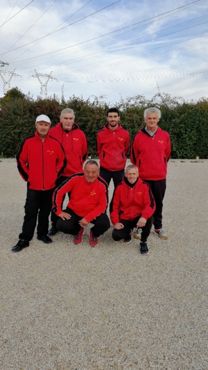Roland, Jean-Michel, Vincent, Marc, Richard (joueur et coach), Régis Roland, Jean-Michel, Vincent, Marc, Richard (joueur et coach), Régis