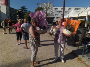 Babette Mariin, 1ère et Annie Petit, 2ème, un beau doublé pour la SVCP. Bravo Mesdames !