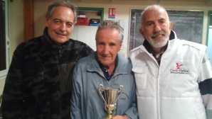 Les vainqueurs du "A" : Philippe, Mohamed et Pierre. Bravo !