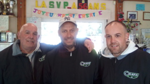 Vincent, Yoann et Jérémy (SMS) vainqueurs du A Vincent, Yoann et Jérémy (SMS) vainqueurs du A