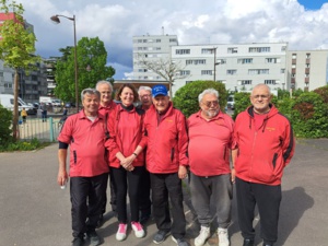 La sélection SVCP 1 : Giuuseppe, Patrick, Nathalie, Guy, Étienne, Robert et Yves