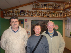 René (2ème), David (1er) et Michel (4ème)