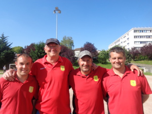 Jérémy, Pascal, Richard et Frédéric